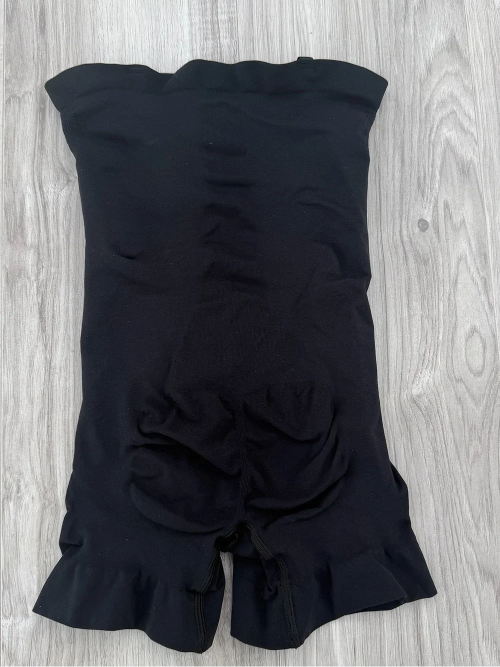 SKIMS Black Strapless Shapewear Bodysuit
